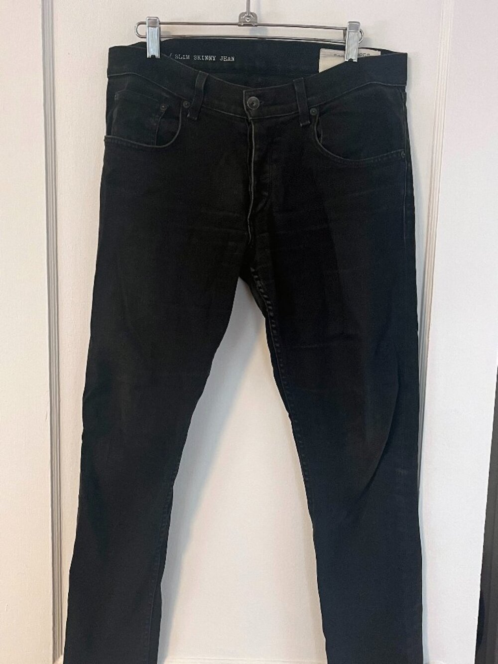 Rag‎ & Bone Slim Skinny Black Jeans RB24x
